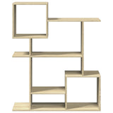 Room Divider Bookcase Sonoma Oak 92x29x112 cm Engineered Wood 858122