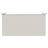 Seat Cushion SOEST 100% Polyester White 120 x 60 x 15 cm 946705