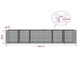 Gabion with 5 mm Wire and 5x2.5 cm Mesh 600x50x150 cm 3463806