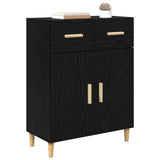 Sideboard Black oak 34 x 69.5 x 89 cm Engineered wood 880672