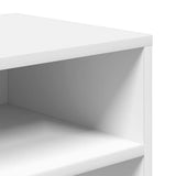 Book Cabinet White 66x31x80 cm Engineered Wood 860292