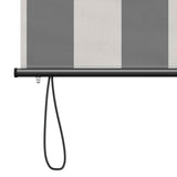 Roller Blind Anthracite and White 80 x 250 cm 42037175