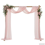 Wedding Arch Light Brown 225 x 95 x 226 cm Solid Pine Wood 42019394