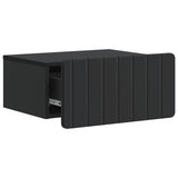 Wall-Mounted Bedside Cabinet 2 pcs Black 49 x 34.5 x 24 cm 898278