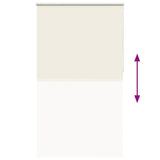 Roller Blind Blackout Off White 140x230 cm Fabric Width 136,6 cm Polyester 4011734