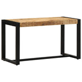 Bench 80x35x45 cm Solid Rough Wood Mango 4015979
