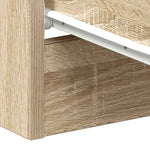 Bedside Cabinet Sonoma Oak 38x35x56 cm Engineered Wood 800456