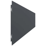 Lawn Edging 10 pcs 15 x 103 cm Cold-rolled steel Anthracite 860144
