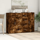 Sideboards 2 pcs Smoked Oak 60x31x84 cm Engineered Wood 3276592