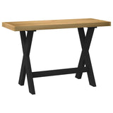 ZNTS Desk NOAIN X-Shaped Legs 120x50x75 cm Solid Wood Pine 4100040