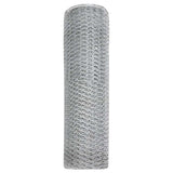 Hexagon Fence Silver 0.4 x 100 m Galvanised steel 42005737