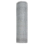 Hexagon Fence Silver 0.5 x 100 m Galvanised steel 42005742
