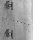 Highboard Concrete Grey 60x35x180 cm Engineered Wood 3276668