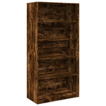 Wardrobe Smoked Oak 100x50x200 cm Engineered Wood 3307733