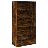 Wardrobe Smoked Oak 100x50x200 cm Engineered Wood 3307733