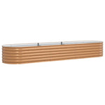 Garden Raised Bed Brown 320 x 80 x 44 cm Steel 42011331