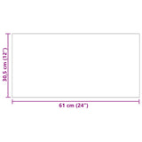 Self-adhesive PVC Flooring Planks 30.5 x 61 cm 28 pcs PVC 42046410