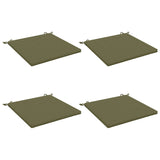 4-Piece Seat Cushions SOEST 4 pcs 100% Polyester Olive Green 944934