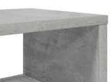Studio Desk Concrete Grey 130 x 42.5 x 36 cm Engineered Wood 8006727