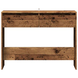 Console Table Old Wood 100x35x76.5 cm Engineered Wood 856784