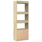 Highboard Sonoma Oak 63x33x180 cm Engineered Wood 3309602