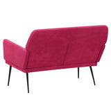 Bench Wine Red 108x79x79 cm Velvet 351386