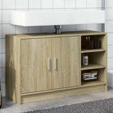 Sink Cabinet Sonoma Oak 90x29x55 cm Engineered Wood 848124