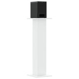 Speaker Stands 2 pcs White 30x30x95 cm Engineered Wood 852672