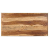 321545 Dining Table 120x60x75 cm Solid Wood with Honey Finish