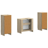 2 Piece Bathroom Cabinet Set UTRECHT Sonoma Oak Engineered Wood 3418055