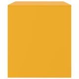 TV Cabinet Mustard Yellow 67x39x44 cm Steel 841697