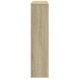 Radiator Cover Sonoma Oak 175x20x82 cm Engineered Wood 852710