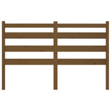 Bed Headboard Honey Brown 141x4x100 cm Solid Wood Pine 818418