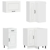 Kitchen Unit KALMAR 8 pcs High Gloss White Engineered Wood 3438375