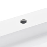 Wash Basin 120x46x11 cm Mineral Cast/Marble Cast White 144068