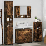 Bathroom Furniture Set 4 pcs Smoked Oak 3393048
