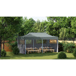 Folding Pop-up Partytent with Sidewalls 3x6 m Anthracite 44966