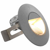 Outdoor LED Wall Lights 6 pcs 2 W Silver Round 45655