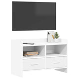 TV Cabinet 71.5 x 33 x 47 cm White Engineered Wood 8011147