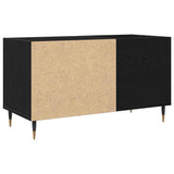 Record Cabinet Black Oak 85 x 38 x 48 cm Engineered Wood 862896