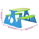 Picnic Bench for Children 89.5x84.5x48 cm Polypropylene 94212