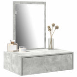 Dressing Table with Drawer Grey 60 x 40 x 70 cm Engineered Wood 865193