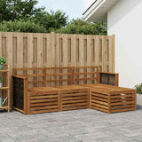 Outdoor Sofa Set 4 pcs Natural 3384200