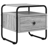 Bedside Cabinet Grey Sonoma 40 x 39.5 x 40 cm Engineered Wood 8007677