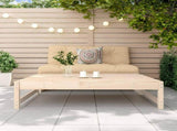 Garden Footstool 120x80 cm Solid Wood Pine 825709