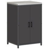 Kitchen Storage Set HATTEM 3 pcs Black Cold-rolled Steel 3392694