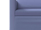 Sofa Set 2 pcs Jeans Blue Fabric 3433160