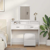 Dressing Table White 100 x 41 x 140 cm Engineered Wood 865145