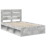 Bed Frame with Headboard Concerte 120 x 200 cm Solid Pine Wood 3411763