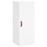 Highboard White 34.5x34x180 cm Engineered Wood 3198761
